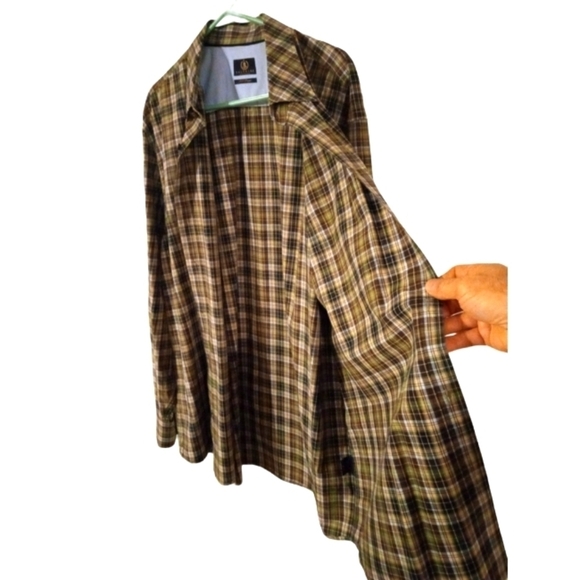 Saltaire Button Down Shirt Collared Pocketed Long Sleeve Business Casual XXL - Picture 8 of 12